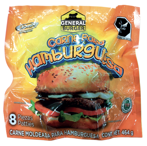 Hamburguesa Sirloin General Burger 8pzas